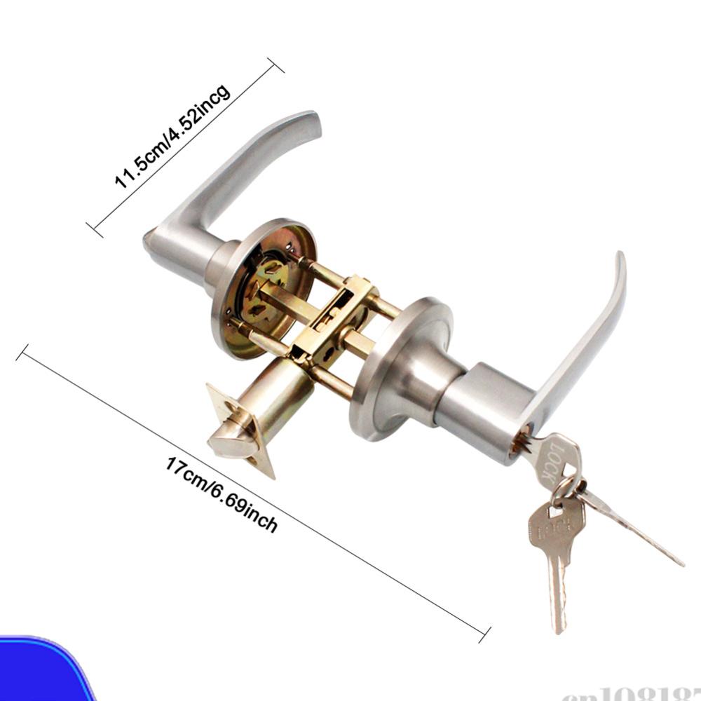 Door Knob Replacement - Klamka zamykana ze stali nierdzewnej do