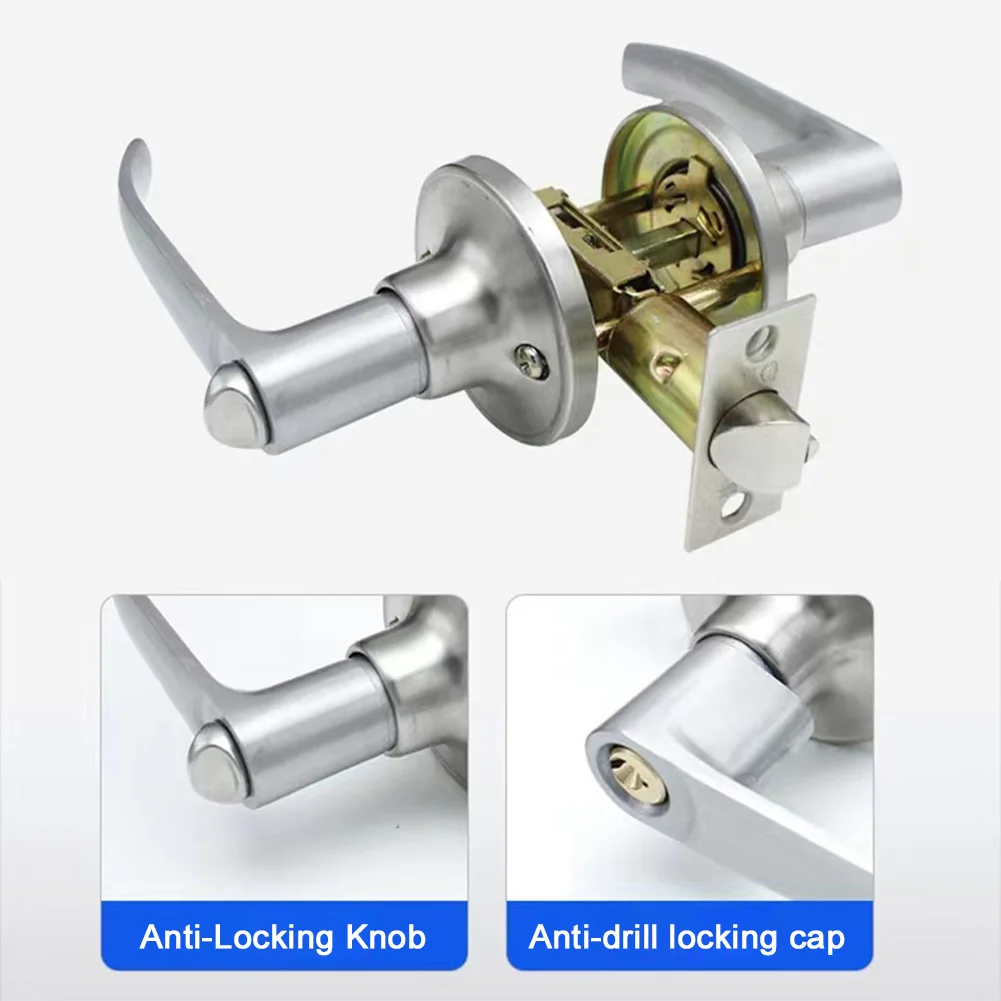 Zamek do drzwi z klamką ze sta – Door Knob Replacement recenzja i cena