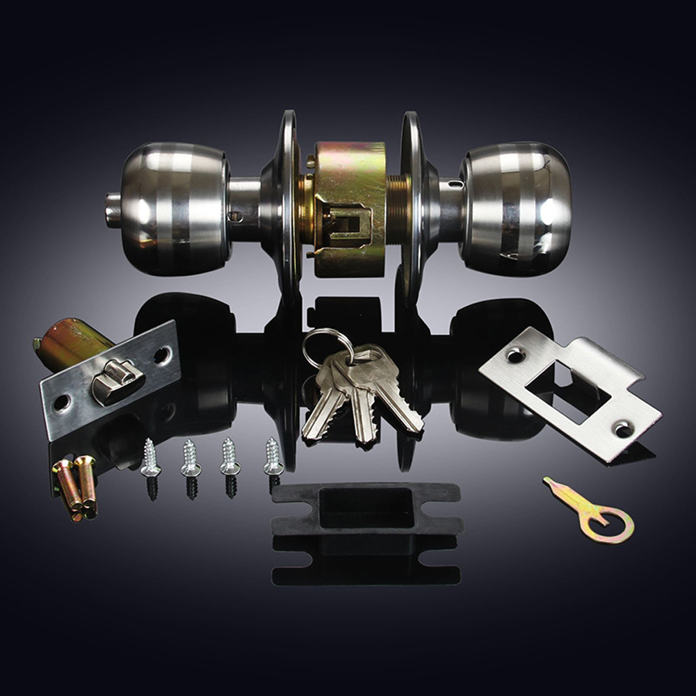 Gałka do drzwi z zamkiem, okrą – Door Knob Replacement recenzja i cena