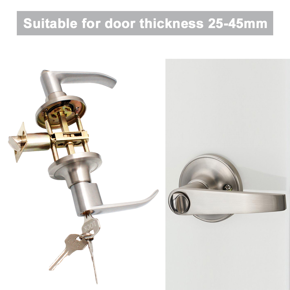 Klamka zamykana na klucz z 3 k – Door Knob Replacement recenzja i cena